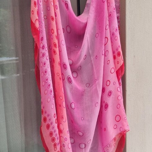 Pareo pink, like new, vibrant color