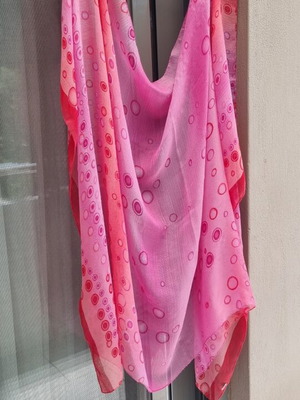 Pareo pink, like new, vibrant color