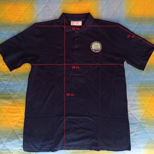 Coast Guard Polo Shirt cotton, size L-XL, new