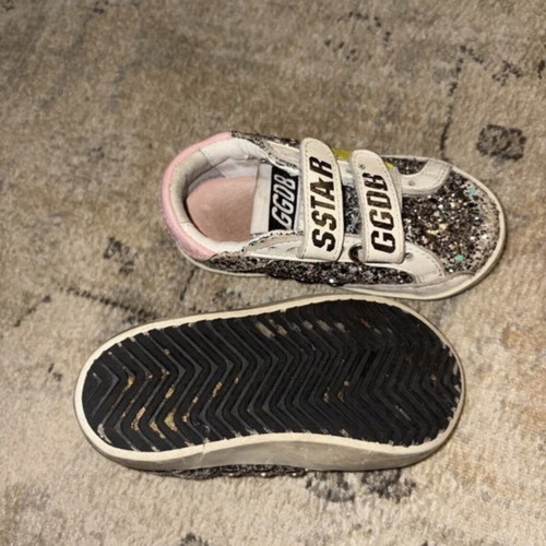Golden Goose baby girl sneakers like new, size 22 EU