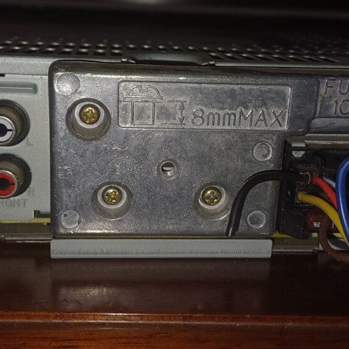 Kenwood KRC-658R Vintage Car Stereo Cassette Receiver used with mounting sleeve