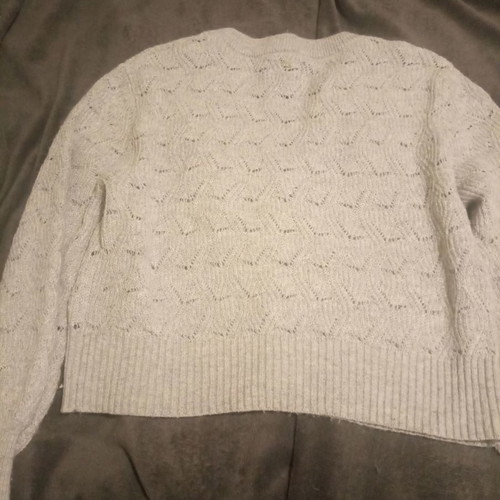 BSB wool knitted cardigan used, gray, size M