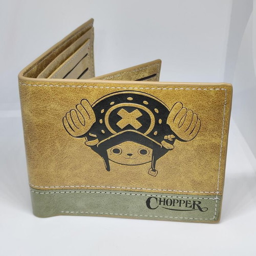 One Piece Tony Tony Chopper Wallet like new, camel color