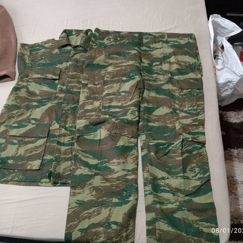 Greek Army Camouflage Uniform ES New Size XL