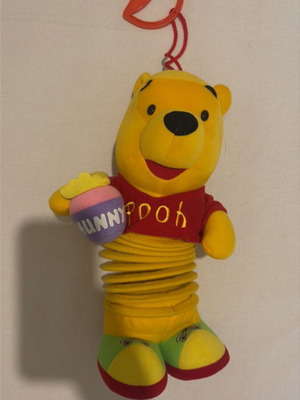 Winnie the Pooh Plush Spring Stuffed Doll Teddy 35cm like new
