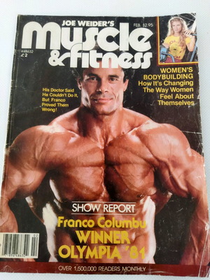 Περιοδικό Muscle & Fitness 1981 μεταχειρισμένο, bodybuilding, Franco Columbu