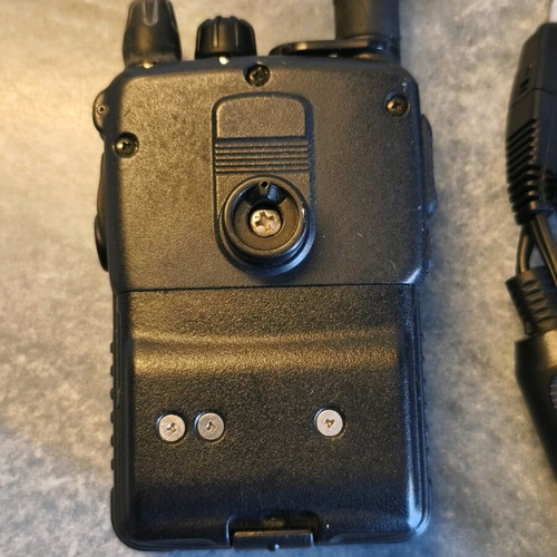 Standard Horizon HX460S portable radio used