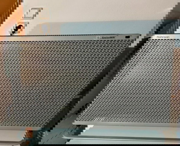 Rohnson Θερμοπομπος Δαπέδου / Τοίχου 2400W έως και 40τμ με WiFi  78,7x49,5cm