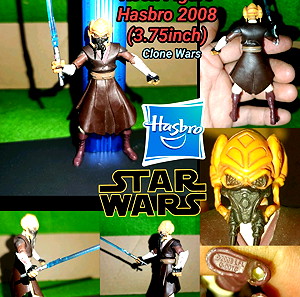 Plo Koon Action Figure Star Wars Hasbro 2008 Clone Wars Φιγούρα Δράσης Πόλεμος των Άστρων φωτόσπαθο