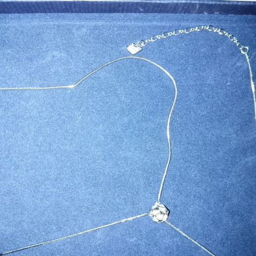 Swarovski pendant necklace like new with stones