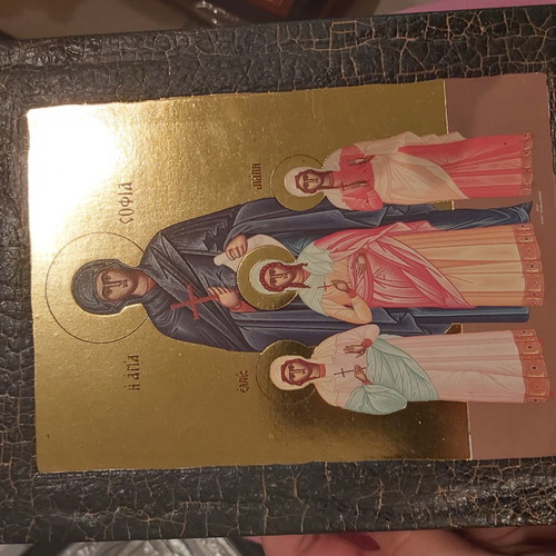 Saint Sophia wall icon beautiful