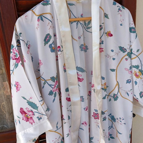 Nota lingerie kimono set new, 5 pieces, white, synthetic silk