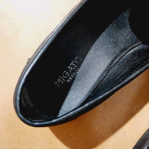 Migato loafers shoes black size 37 like new