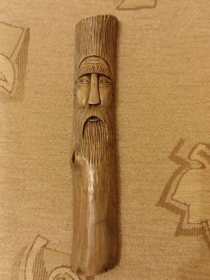 Wood Spirit Handmade Wood Carving Wall Decor