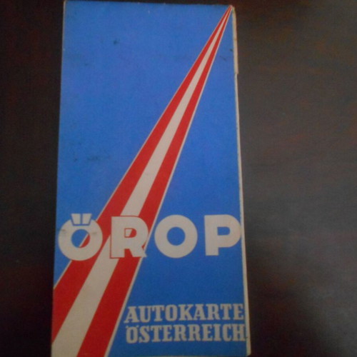 Road maps from the 1950s used, Pirelli, BP, Orop