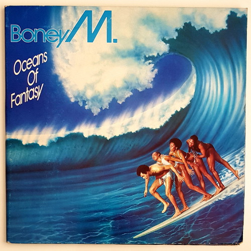 Boney M Oceans Of Fantasy vinyl record like new, Greek pressing