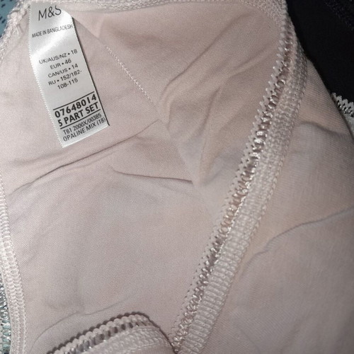 Women's underwear new Marks & Spencer cotton set of 3