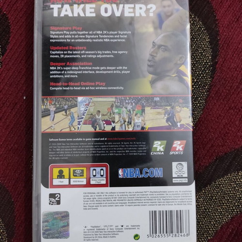 NBA 2K10 PSP used in excellent condition, complete