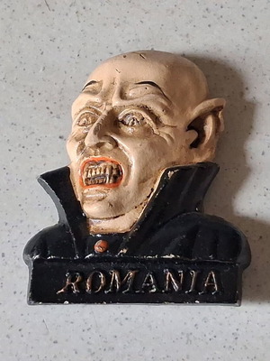 Μαγνητάκι Δράκουλα σαν καινούργιο, τουριστικό σουβενίρ Ρουμανίας