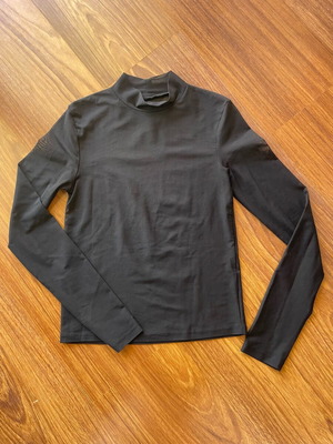 Women’s see through black blouse XS Bershka new
