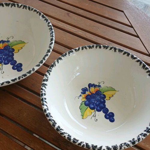 Ceramic salad bowl set new