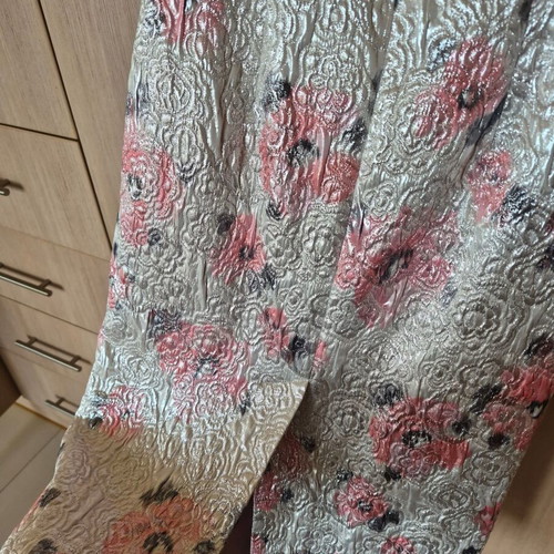 Party dress like new, gray and pink, size XS