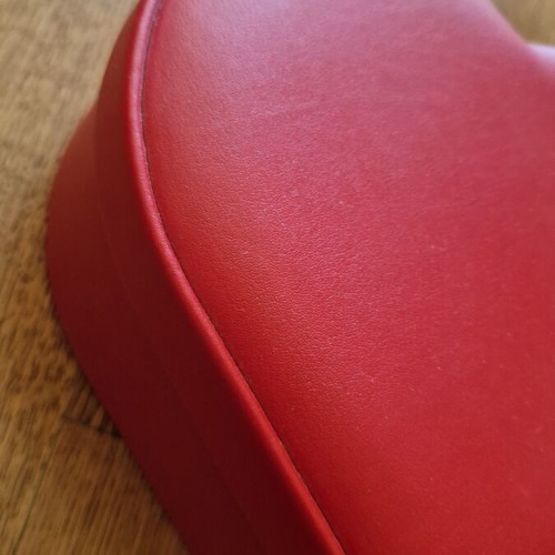 Heart decorative box like new, red color