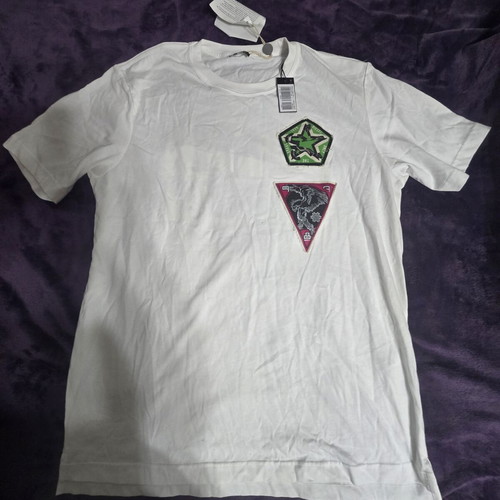 Diesel T-JUBIND-SLITS-E1 T-shirt, white, size L