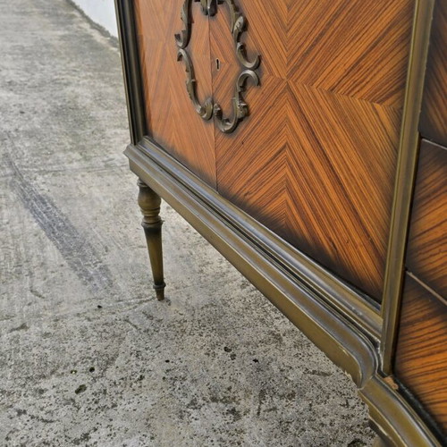 Classic antique wooden buffet used