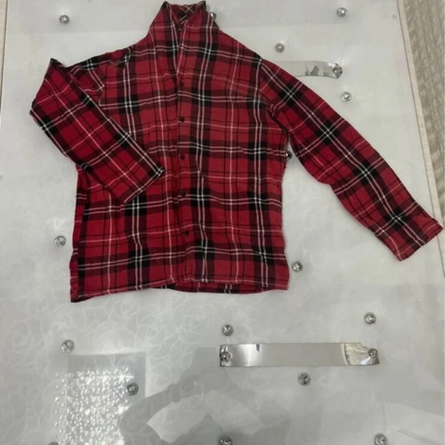 Holiday pajamas set red size M like new
