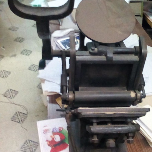 Heidelberg hand-operated press 19th century like new