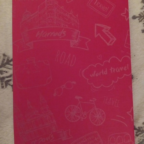 D-Color B5 notebook 50 sheets, red