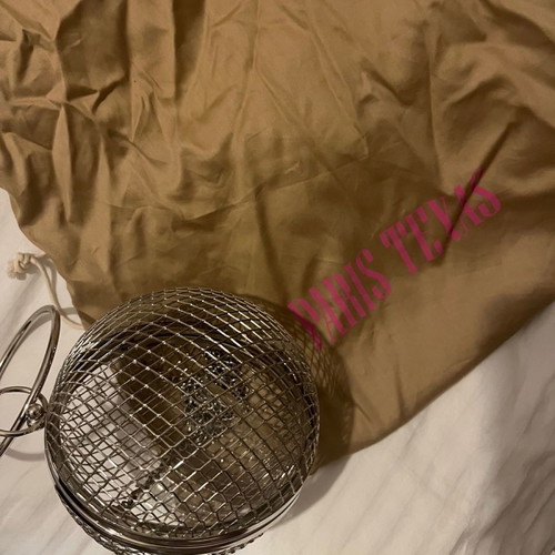 Τσάντα Ball Clutch μεταχειρισμένη, Paris Texas, χειρός με αλυσίδα