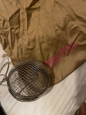 Τσάντα Ball Clutch μεταχειρισμένη, Paris Texas, χειρός με αλυσίδα