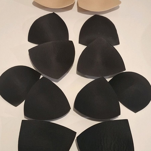 Enhancing cups like new, 6 sets, 13-15 cm, black and beige