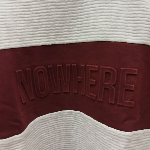Men's gray and burgundy LGW Casual shirt size M like new