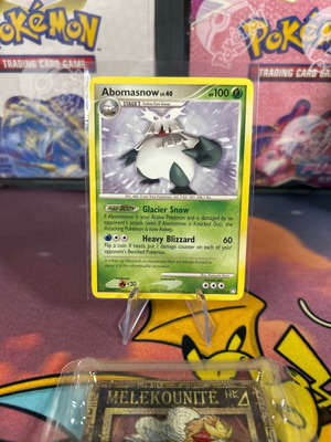 Pokemon card Abomasnow Mysterious Treasures μεταχειρισμένη