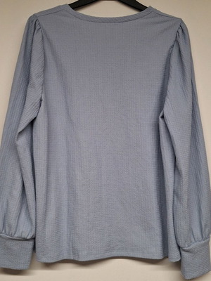 Marks & Spencer blouse long sleeve baby blue like new size XL