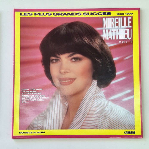 Mireille Mathieu double vinyl record like new, Pop, VOL 1 1966-70