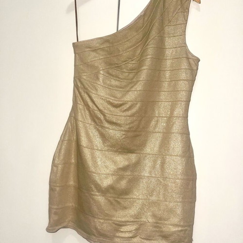 Excess golden dress size L new