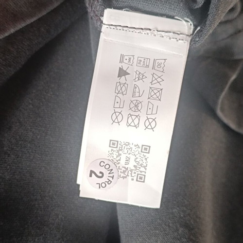 Zara Washed Effect T-Shirt with Rhinestones, New, Size M