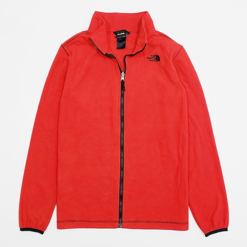 The North Face fleece zip jacket size M like new, red