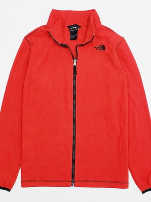 The North Face fleece zip jacket size M like new, red