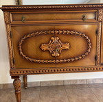 Wooden buffet with mirror
