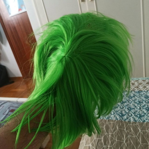 Anime πράσινη cosplay περούκα μεταχειρισμένη
