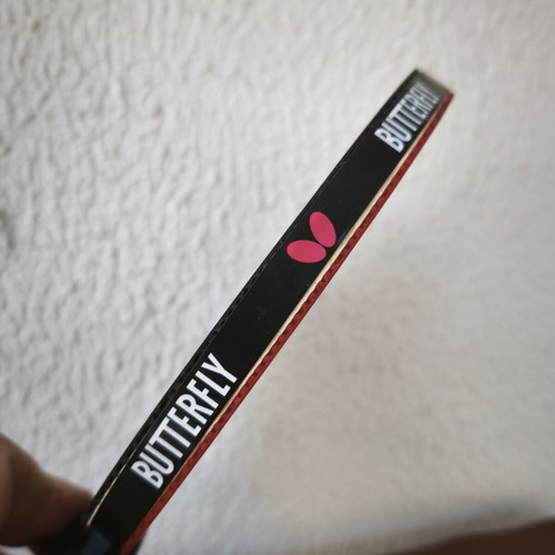 Ping Pong Butterfly Advance racket with 6 Super Advance 40mm balls like new