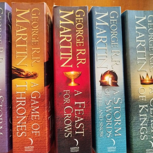 Game of Thrones first 4 books like new in English