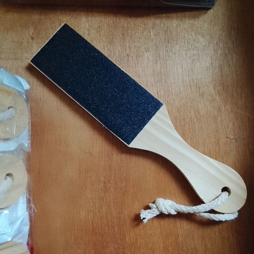 Double-sided wooden foot rasps new