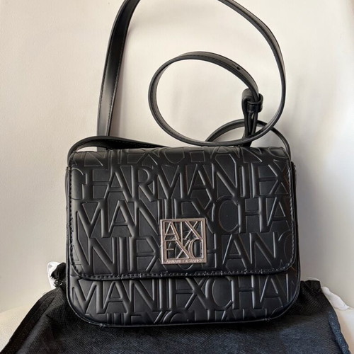 Armani Exchange black crossbody bag like new