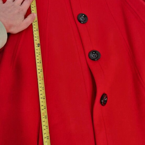 Raxevsky coat 80% wool red like new, size S
